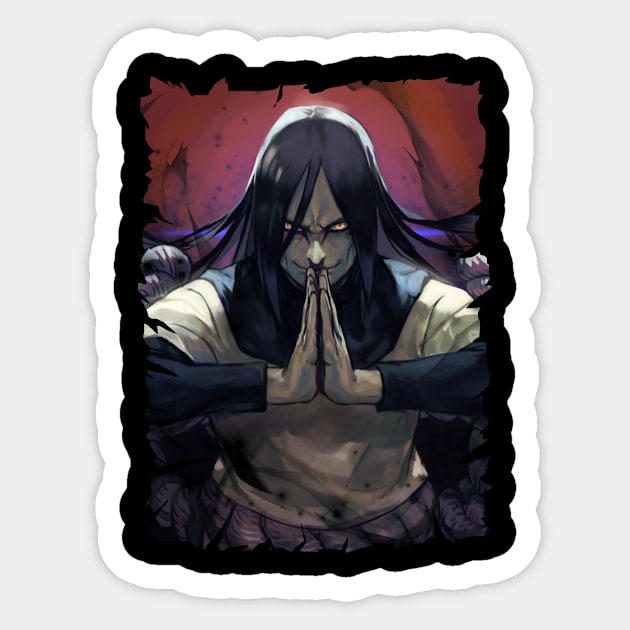 OROCHIMARU MERCH VTG Sticker by funnymushroomz